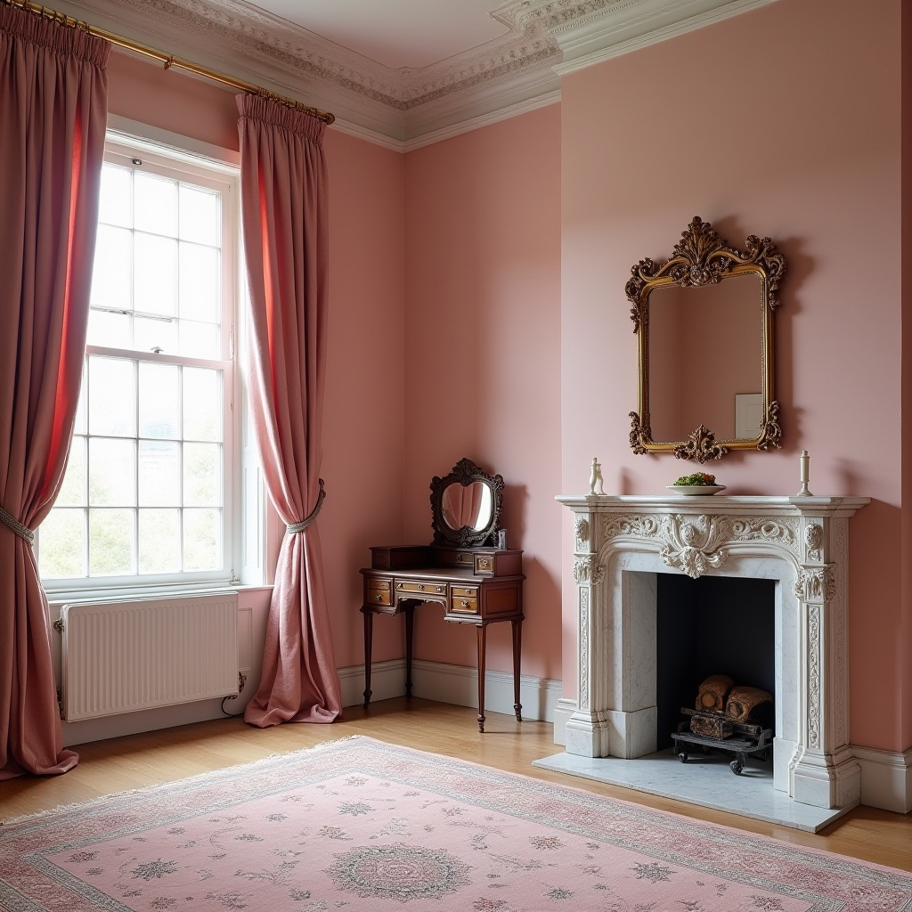 pink victorian bedroom 6