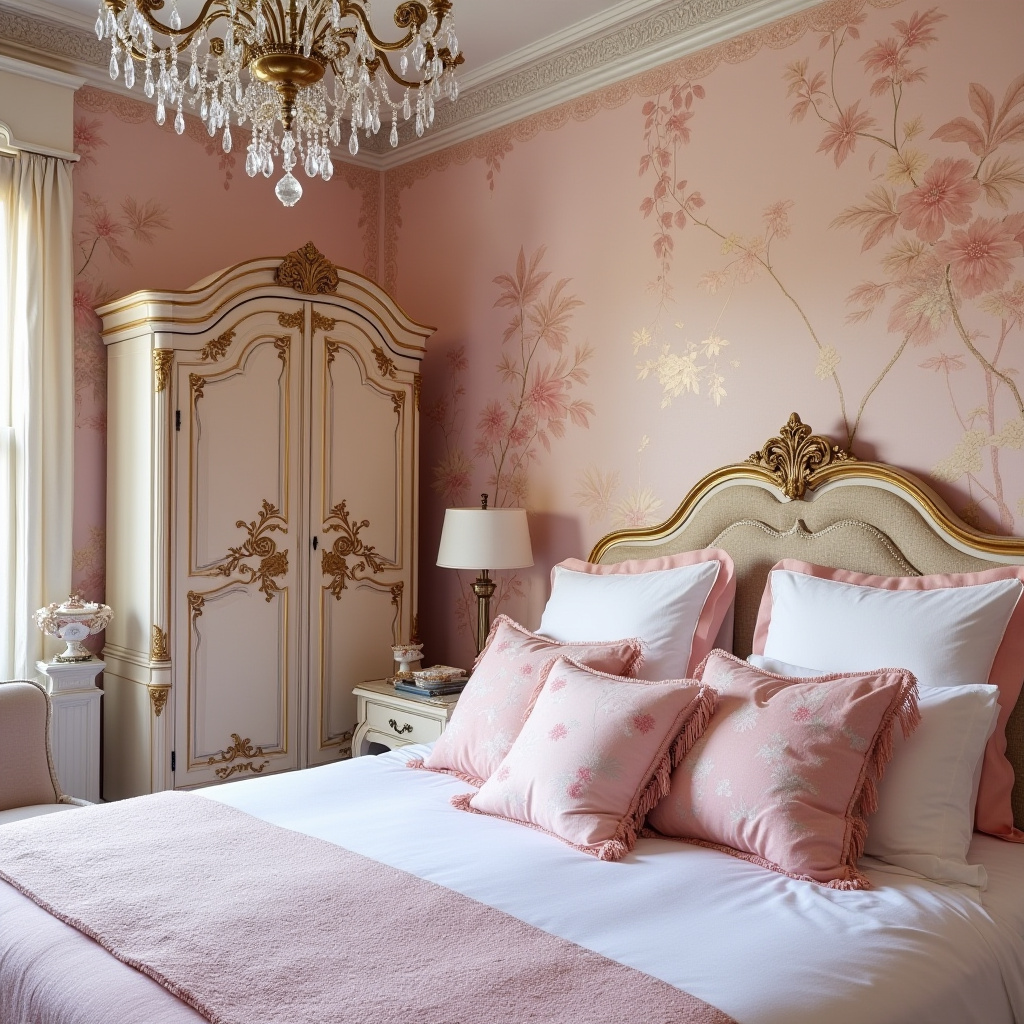 pink victorian bedroom 8