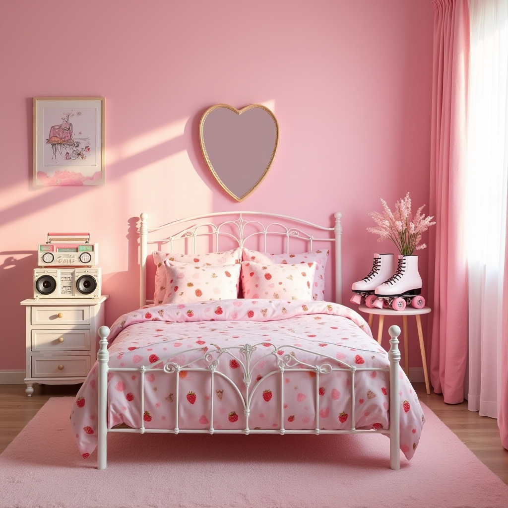 pink y2k bedroom 14