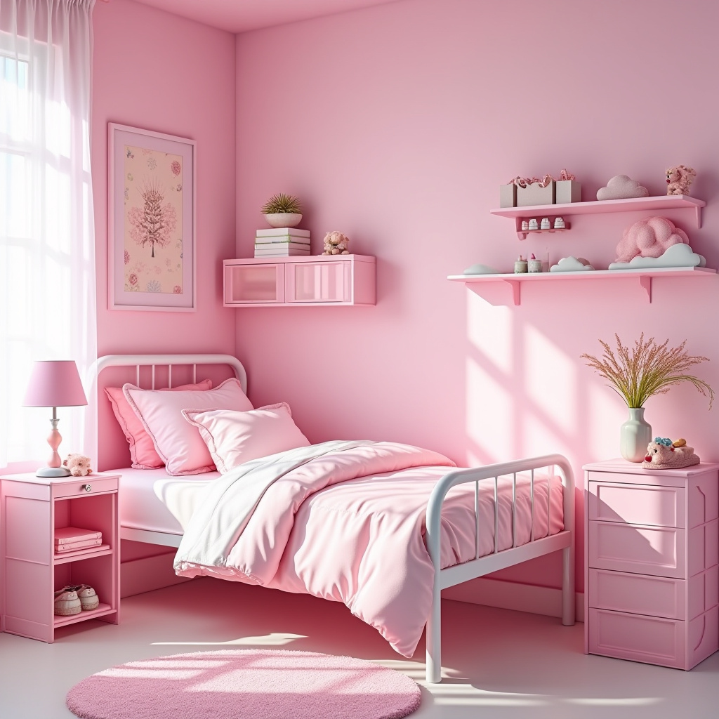 pink y2k bedroom 19