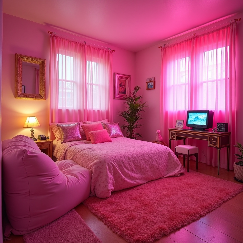 pink y2k bedroom 31