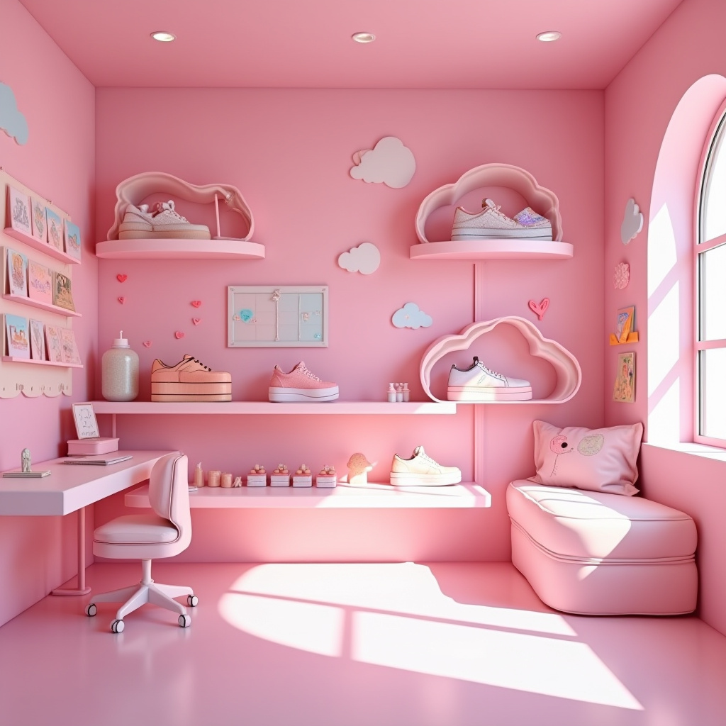 pink y2k bedroom 38
