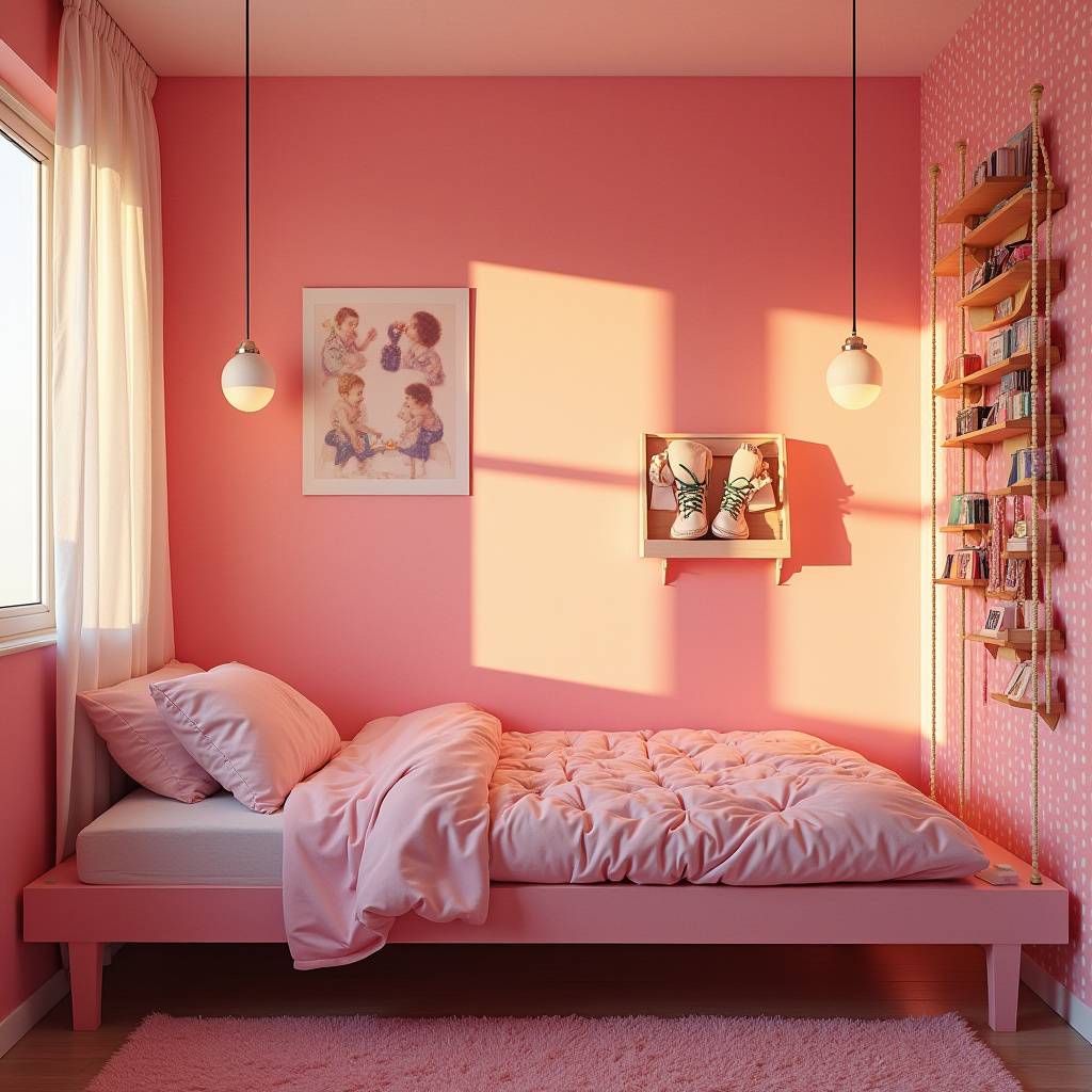 pink y2k bedroom 8