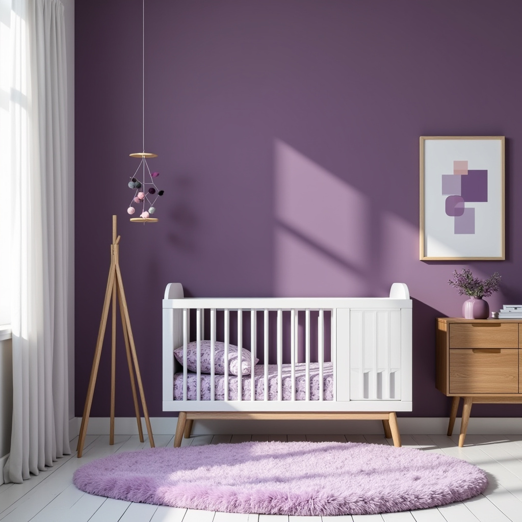 purple nursery ideas 11