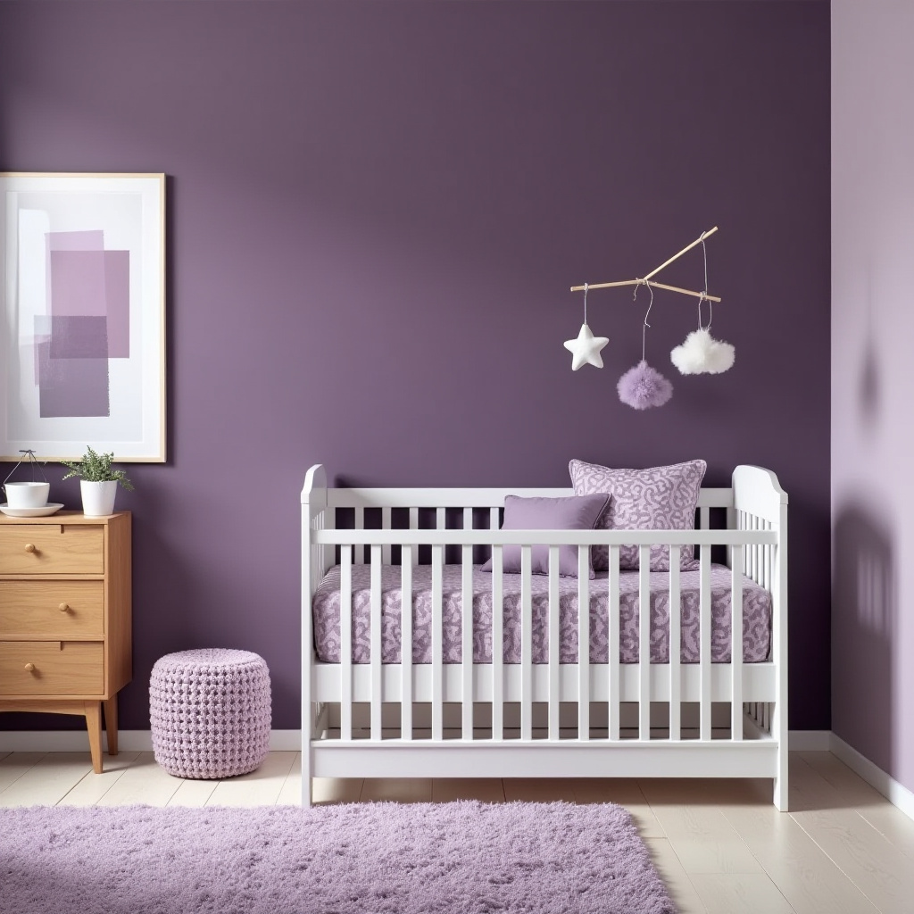 purple nursery ideas 12