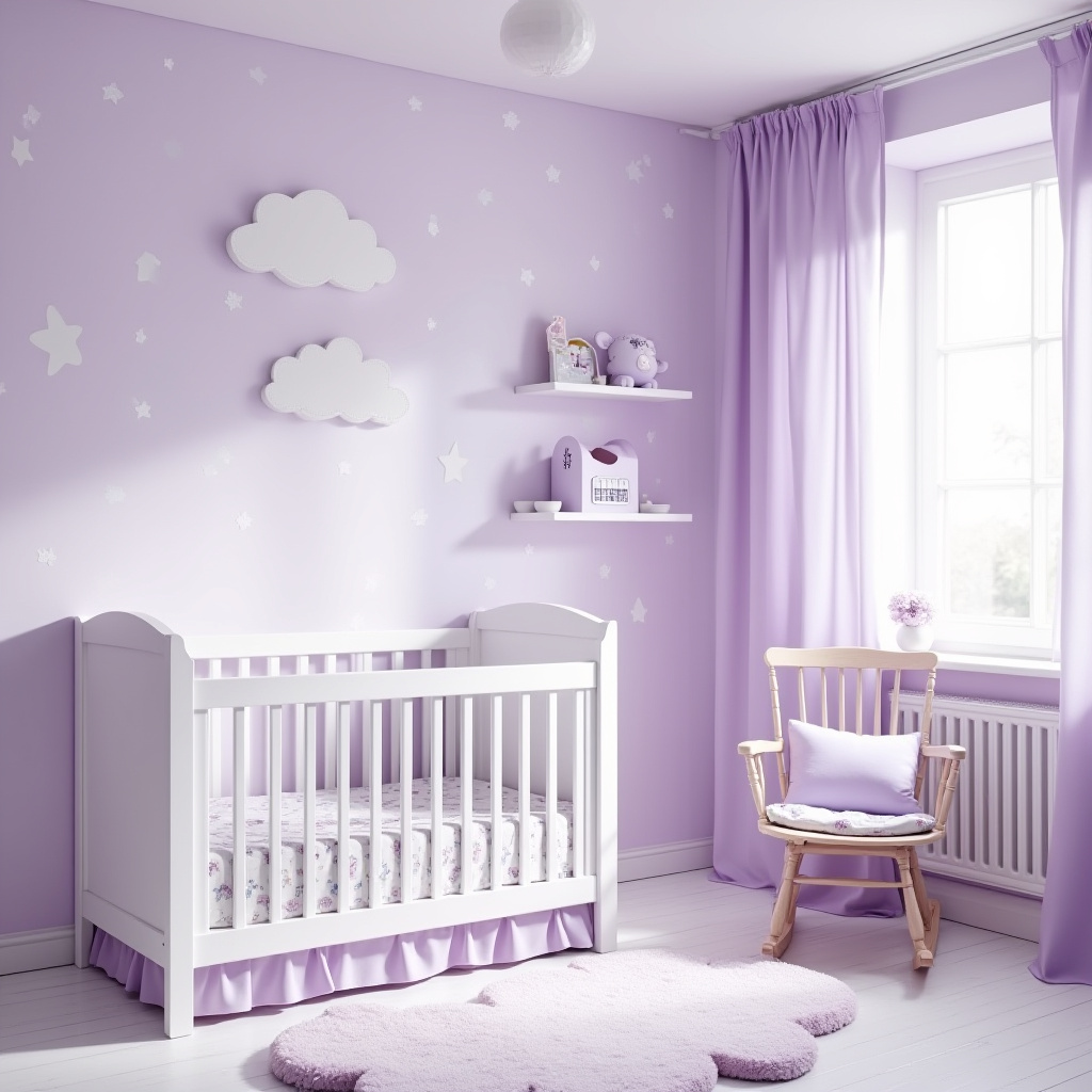 purple nursery ideas 14
