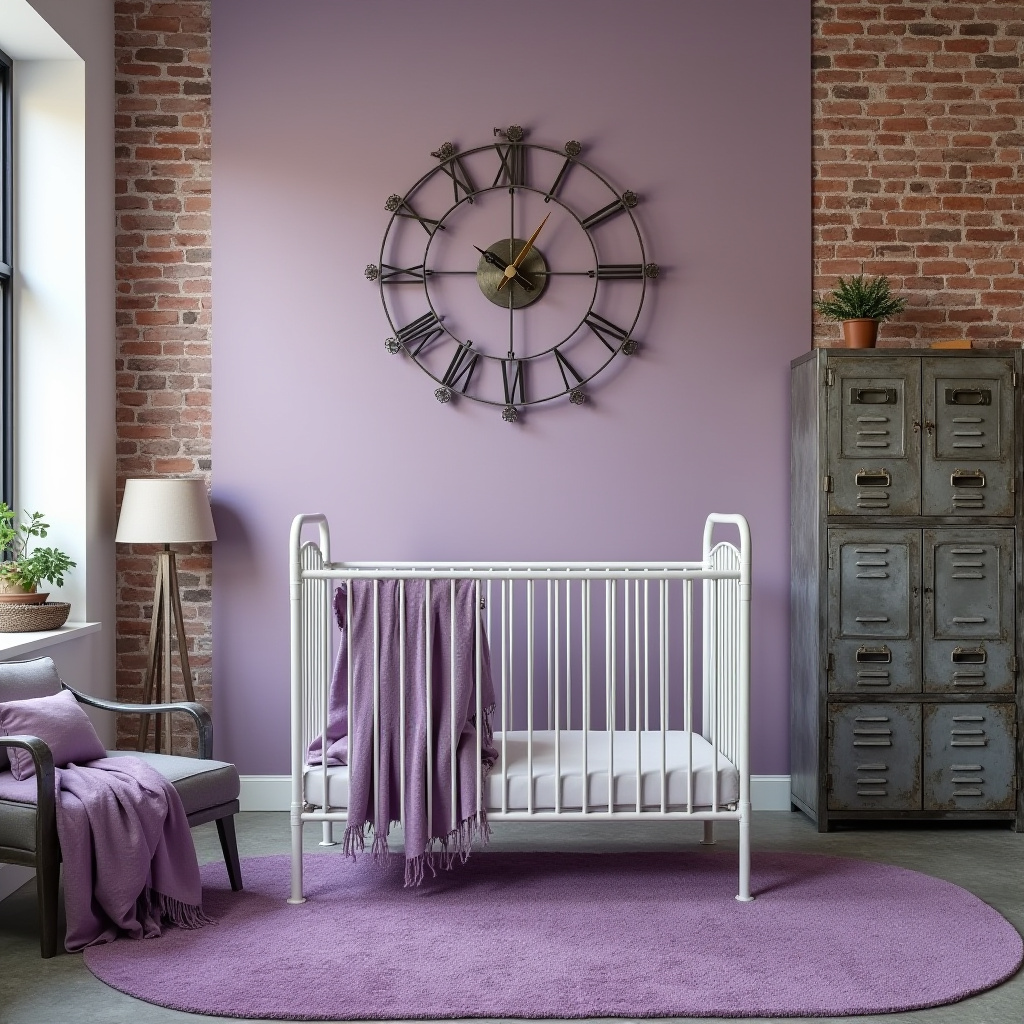 purple nursery ideas 15