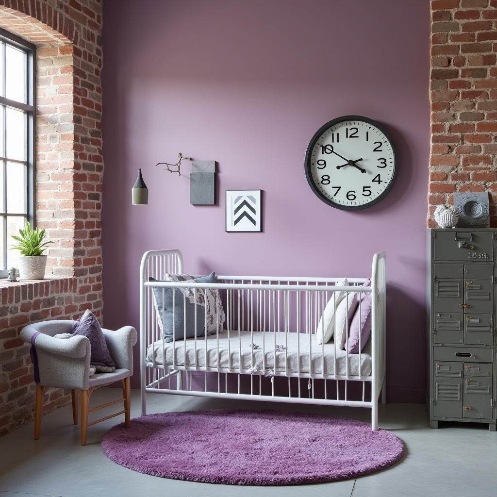 purple nursery ideas 16