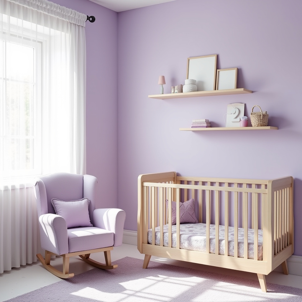 purple nursery ideas 2