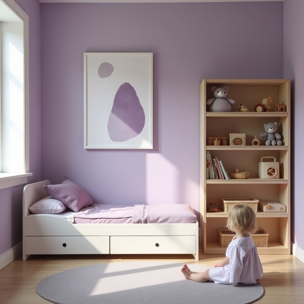 purple nursery ideas 20