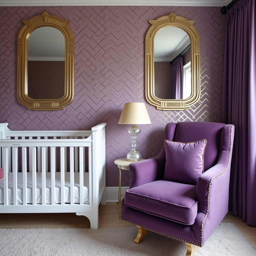 purple nursery ideas 21