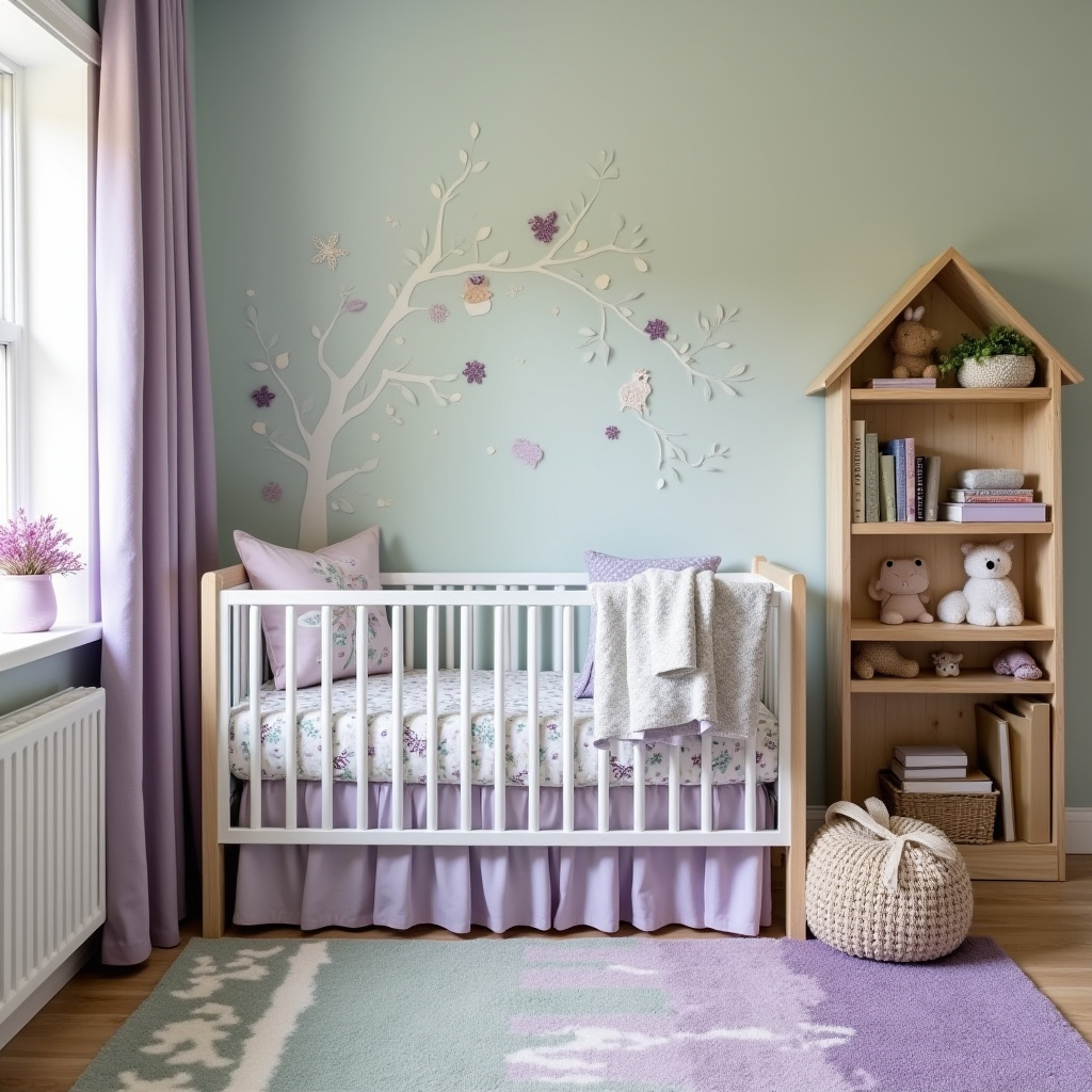 purple nursery ideas 24