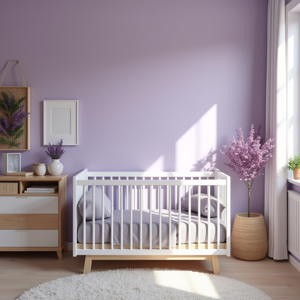 purple nursery ideas 25