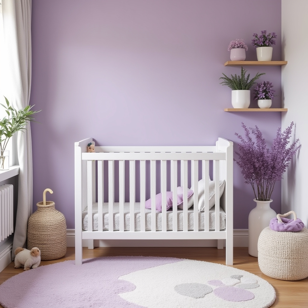 purple nursery ideas 26