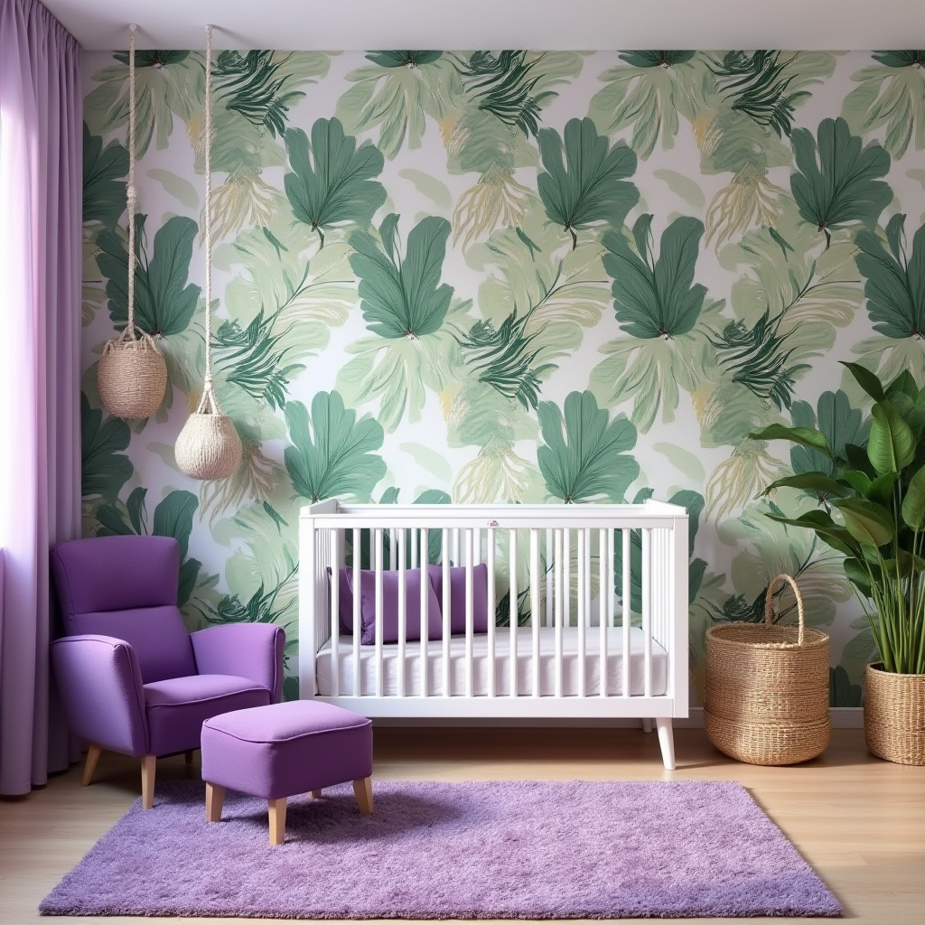 purple nursery ideas 29