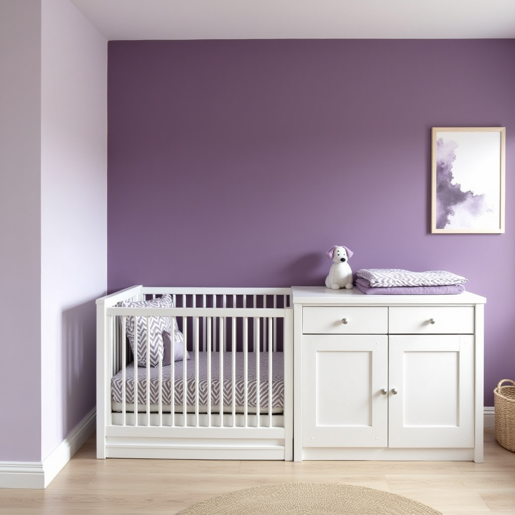 purple nursery ideas 3