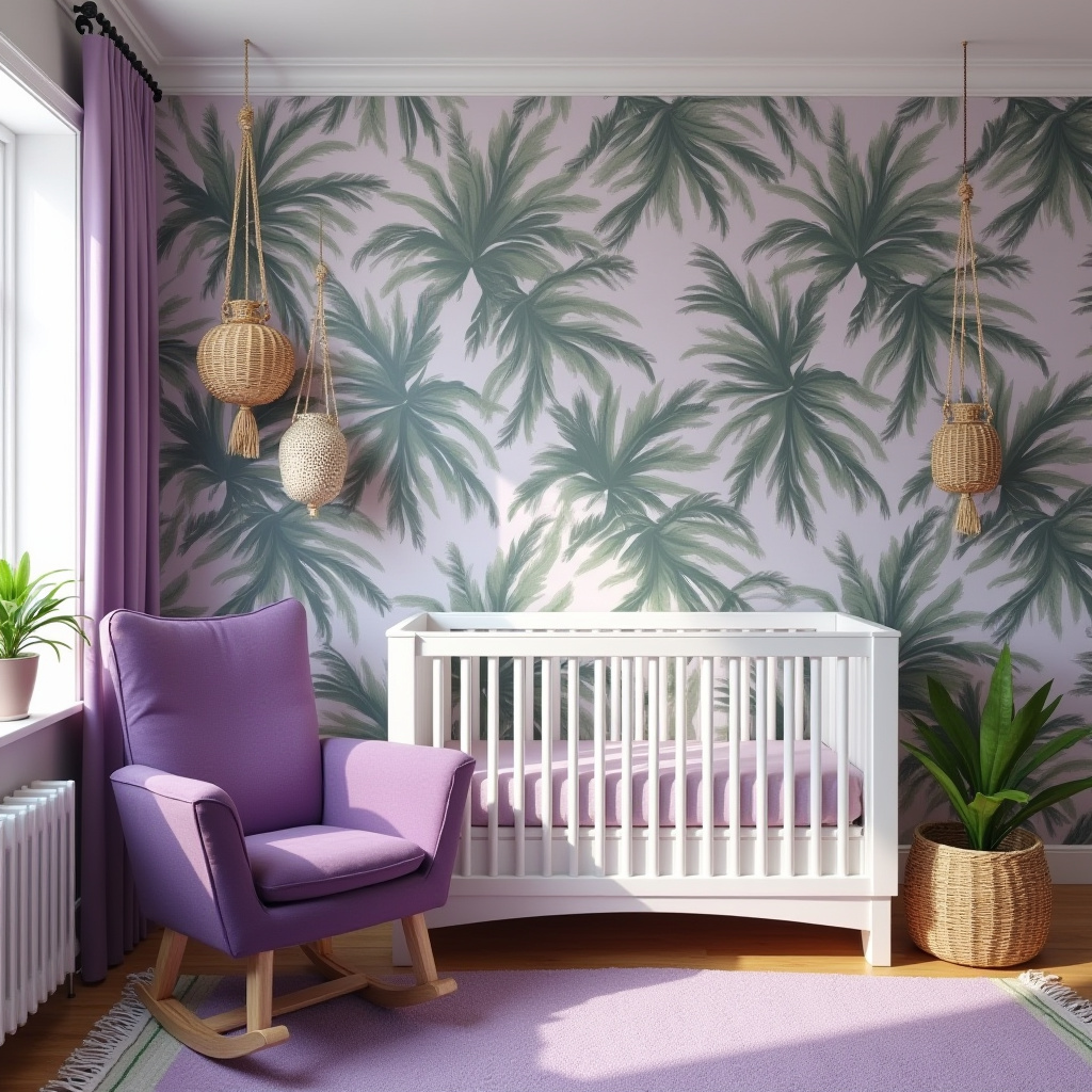 purple nursery ideas 30