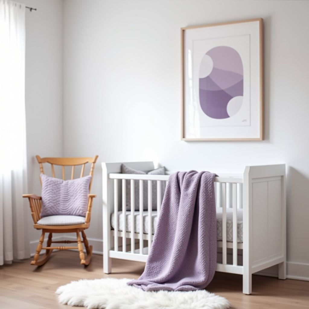 purple nursery ideas 31