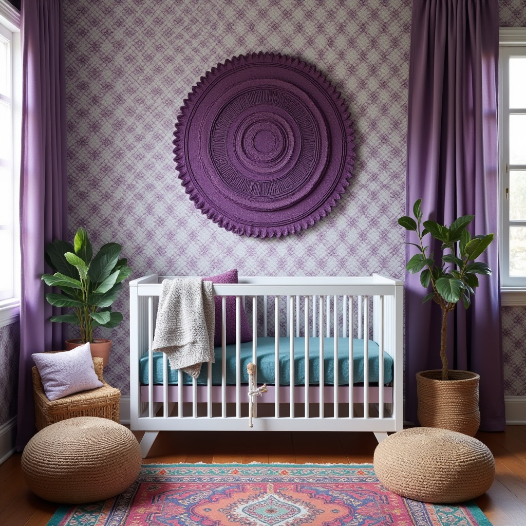 purple nursery ideas 33