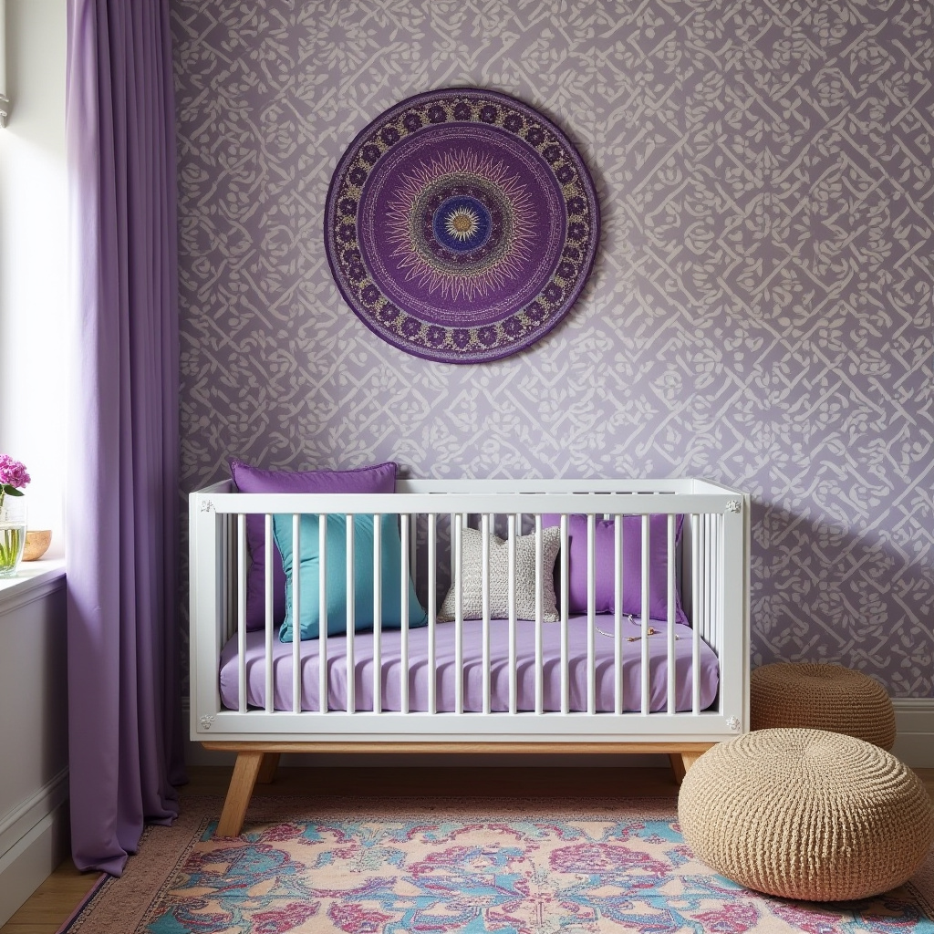 purple nursery ideas 34