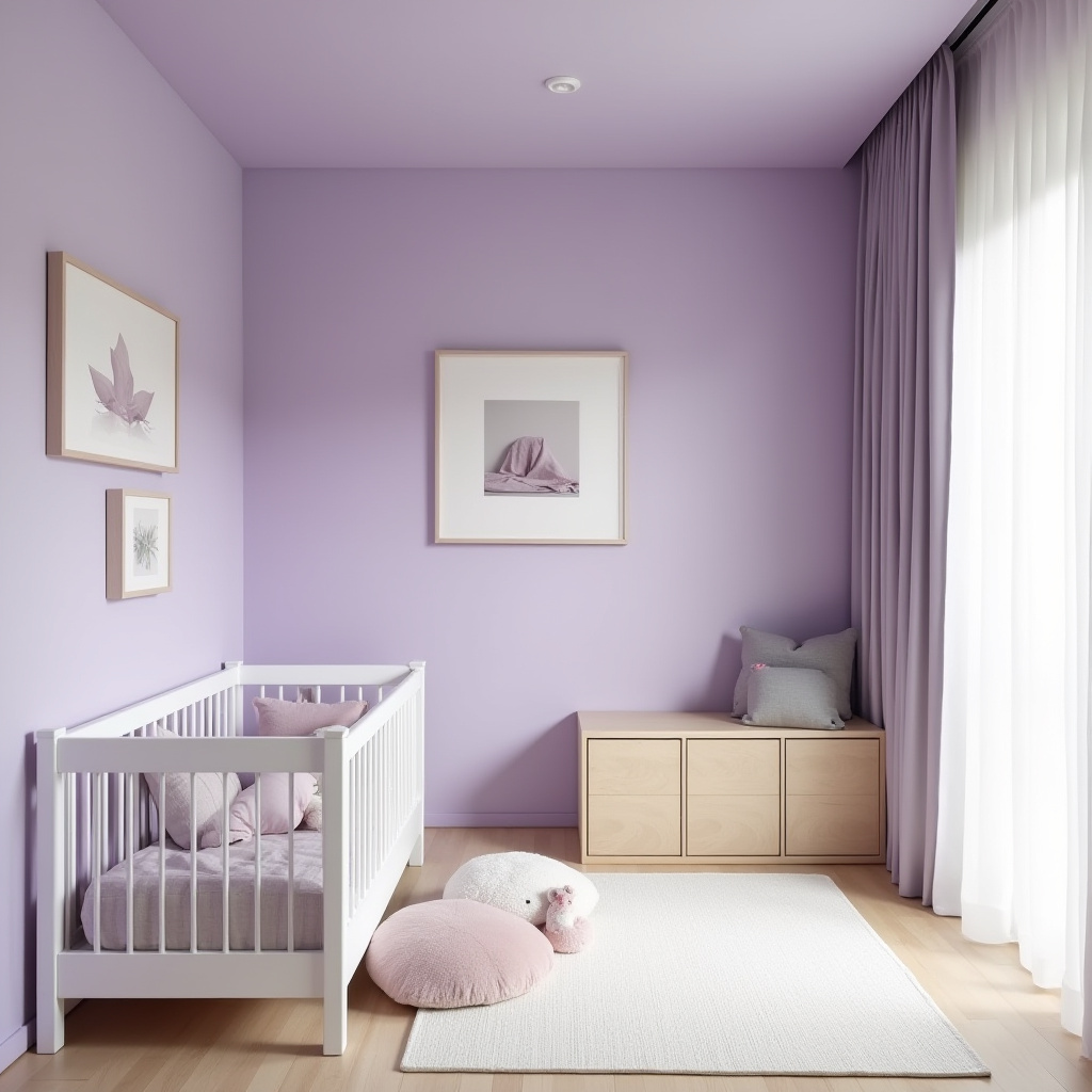 purple nursery ideas 36