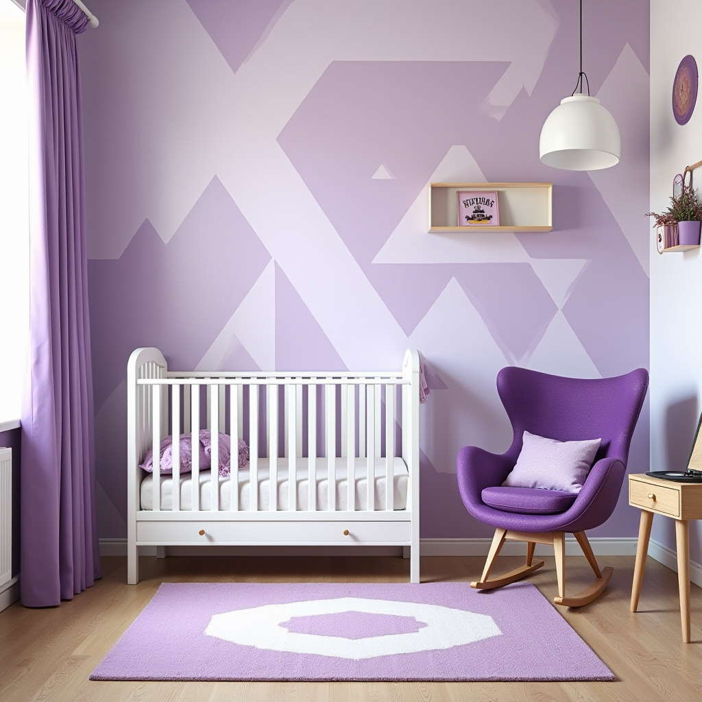 purple nursery ideas 37