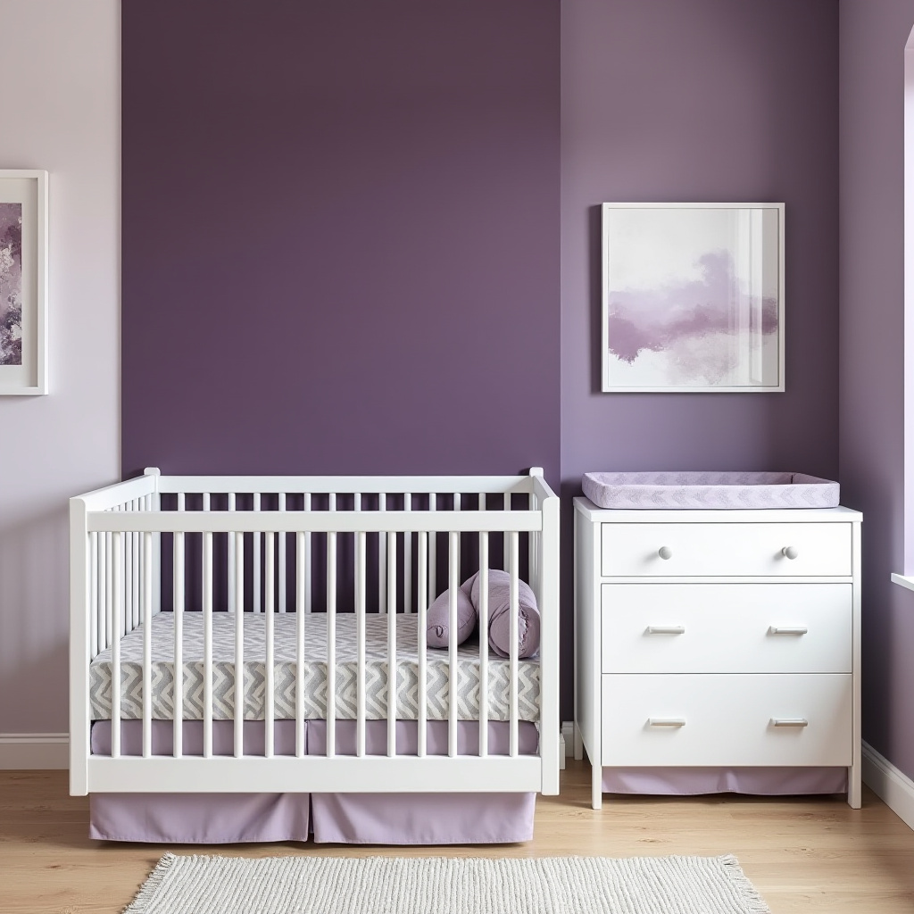 purple nursery ideas 4