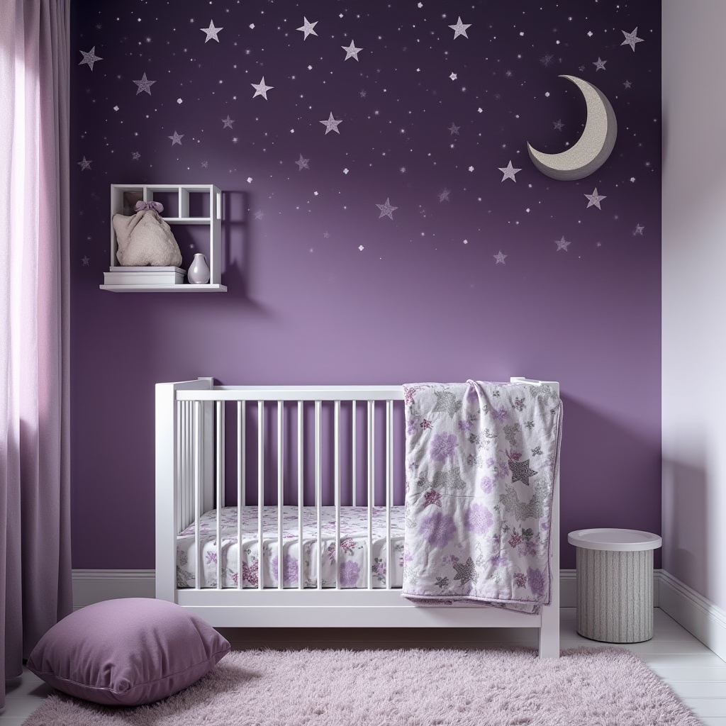 purple nursery ideas 40