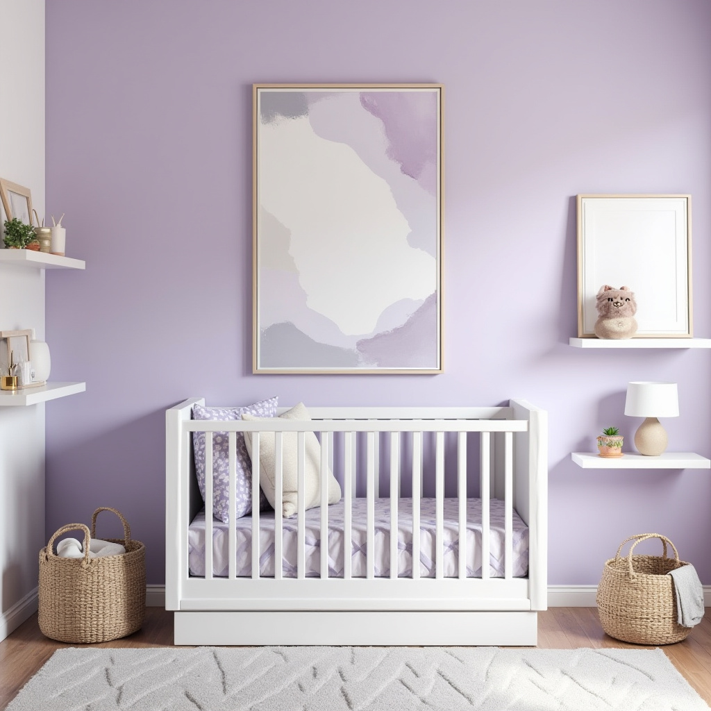 purple nursery ideas 8