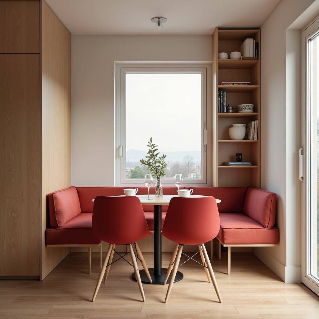 red dining chairs 18