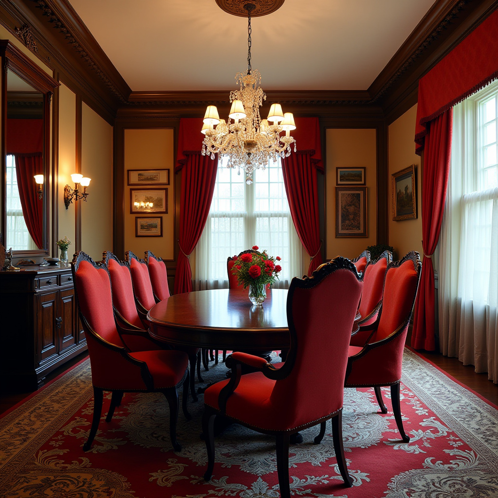 red dining chairs 20