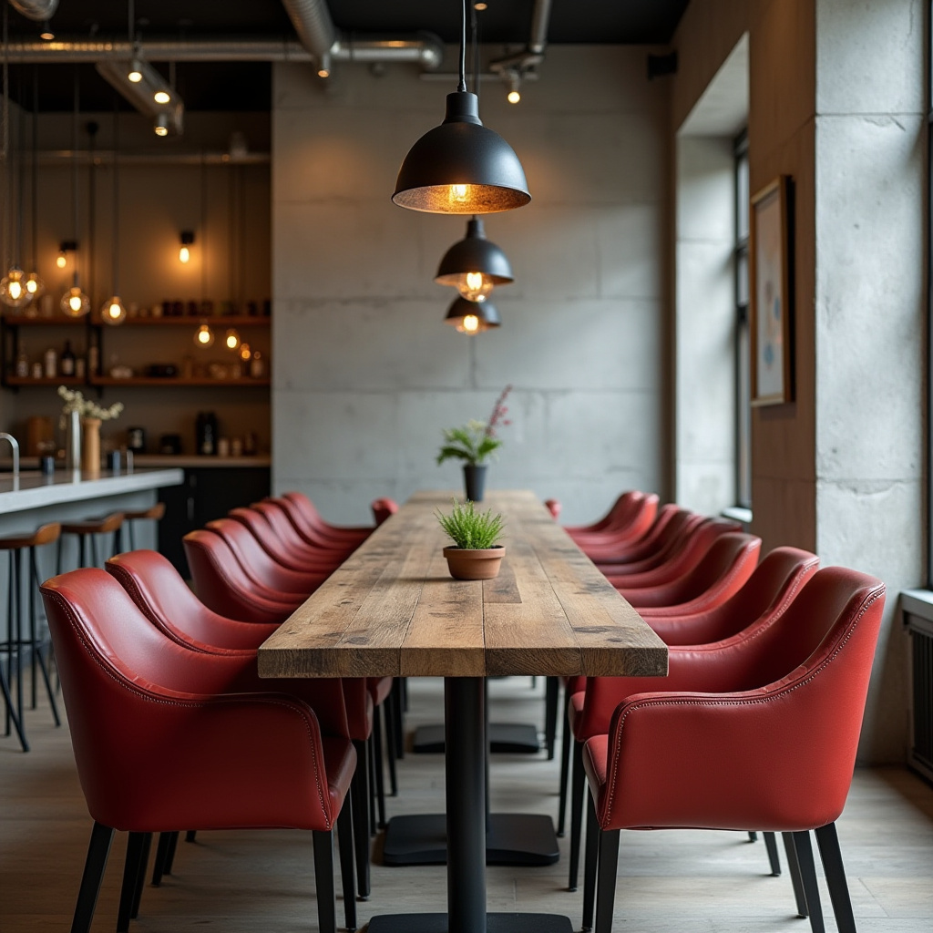 red dining chairs 22