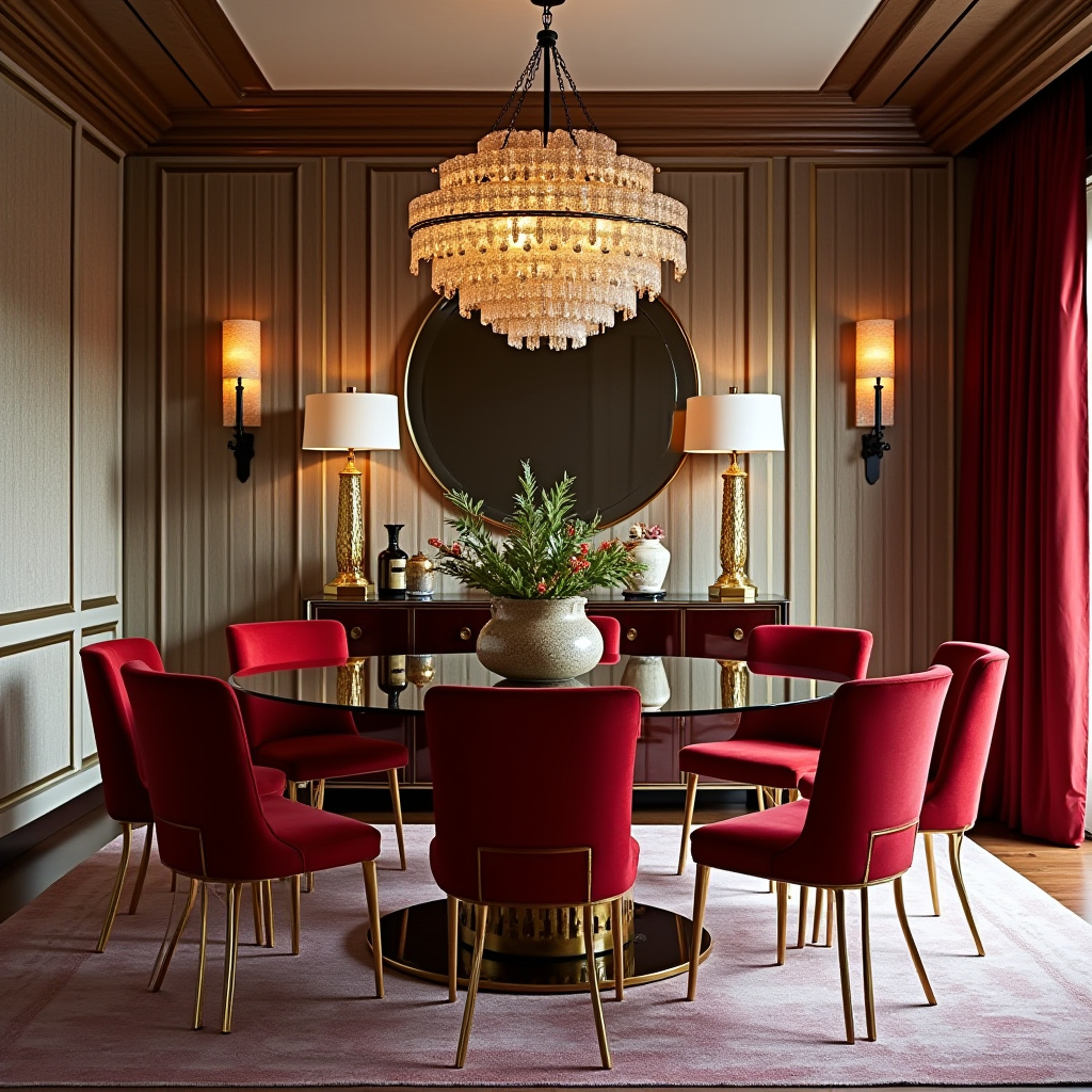 red dining chairs 26