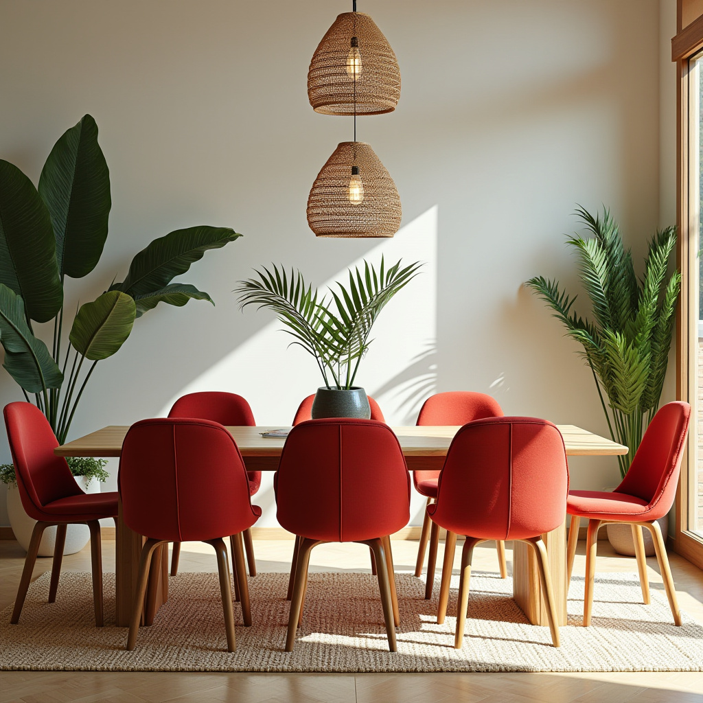red dining chairs 27