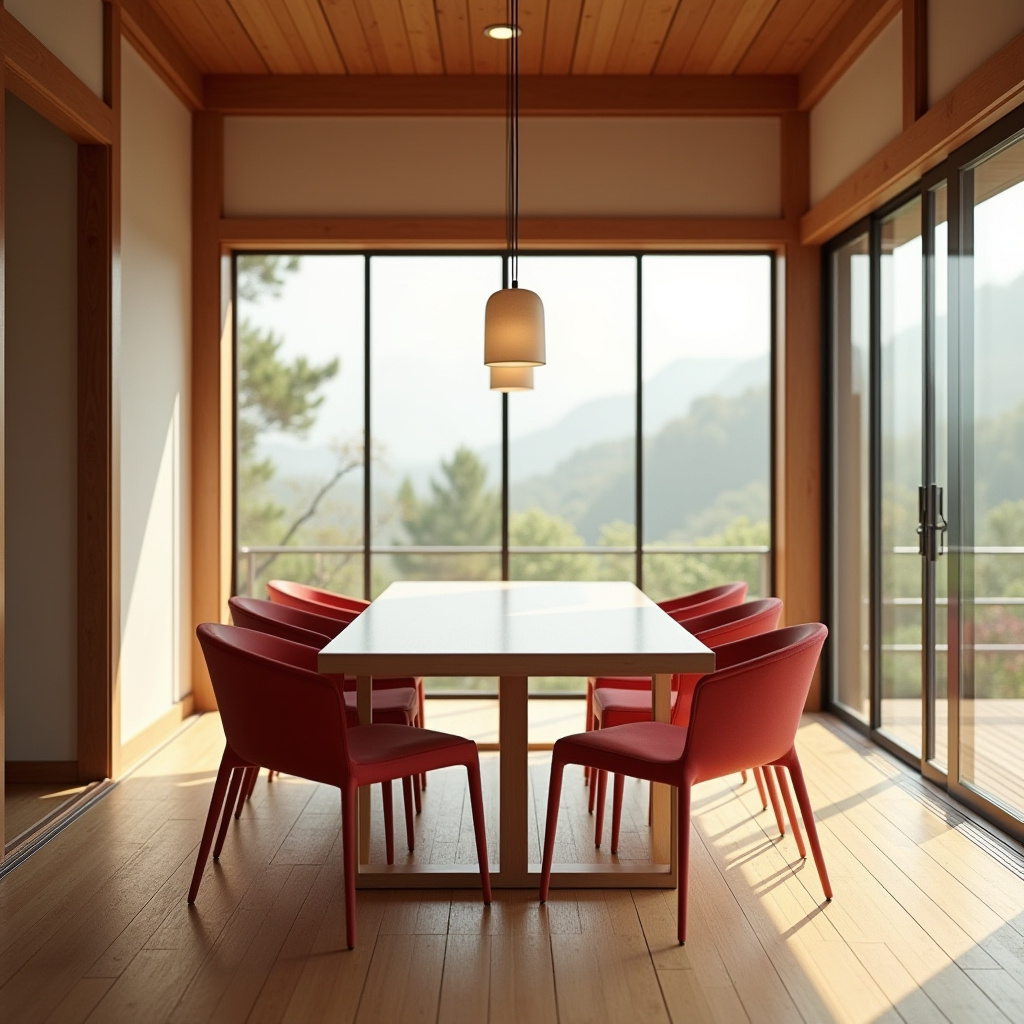 red dining chairs 29