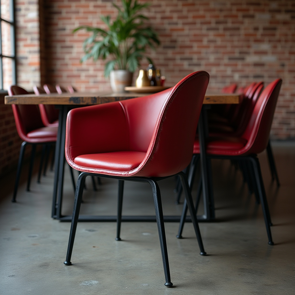 red dining chairs 3