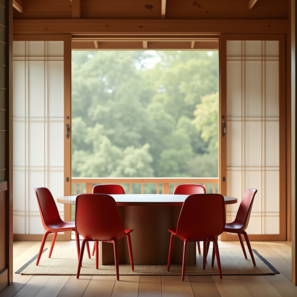 red dining chairs 30