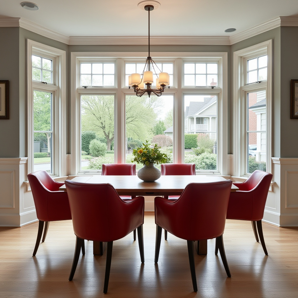 red dining chairs 32