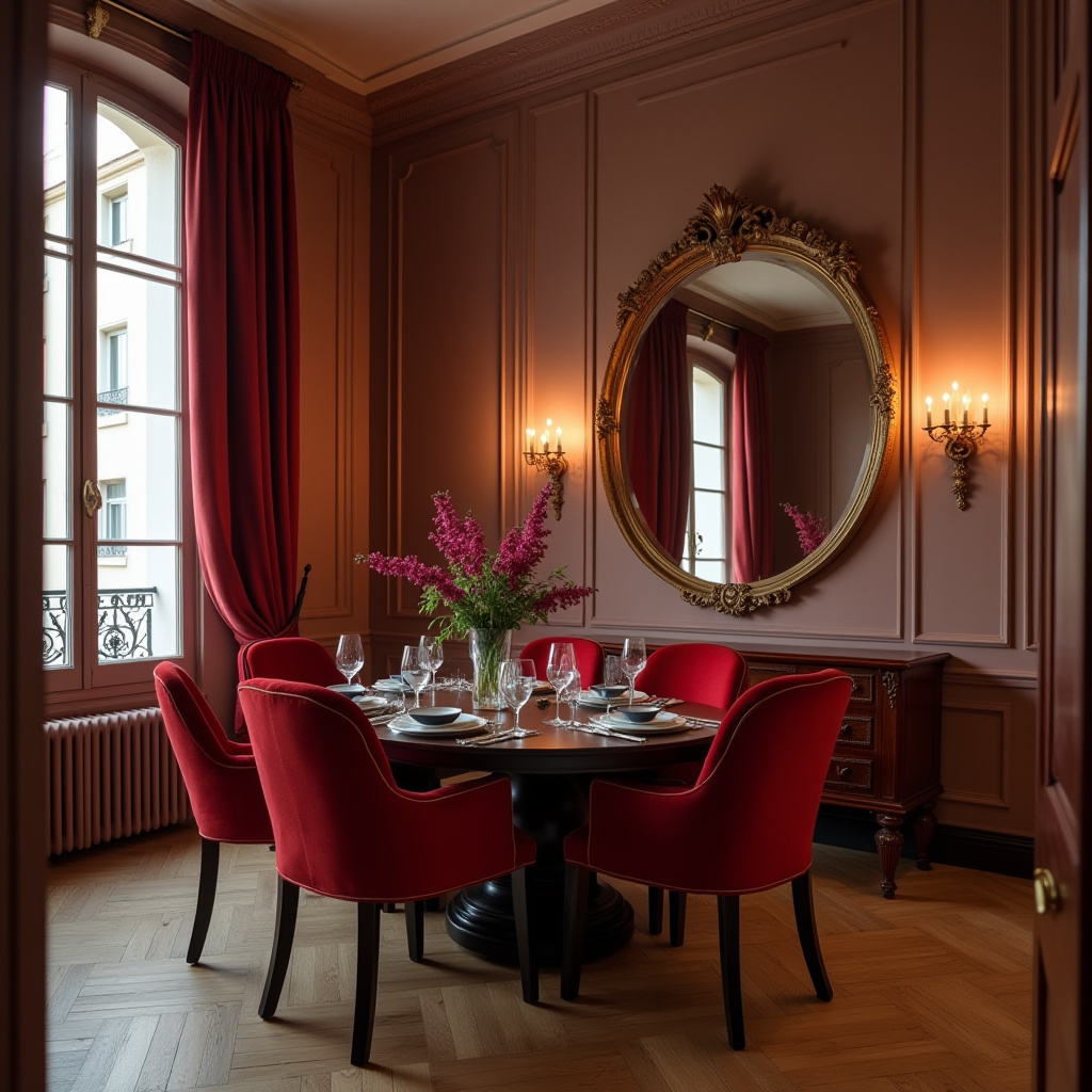 red dining chairs 35