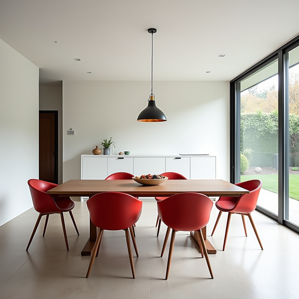 red dining chairs 37