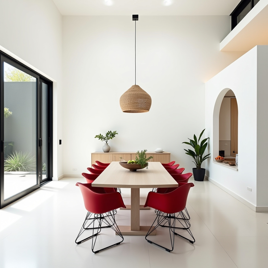 red dining chairs 38