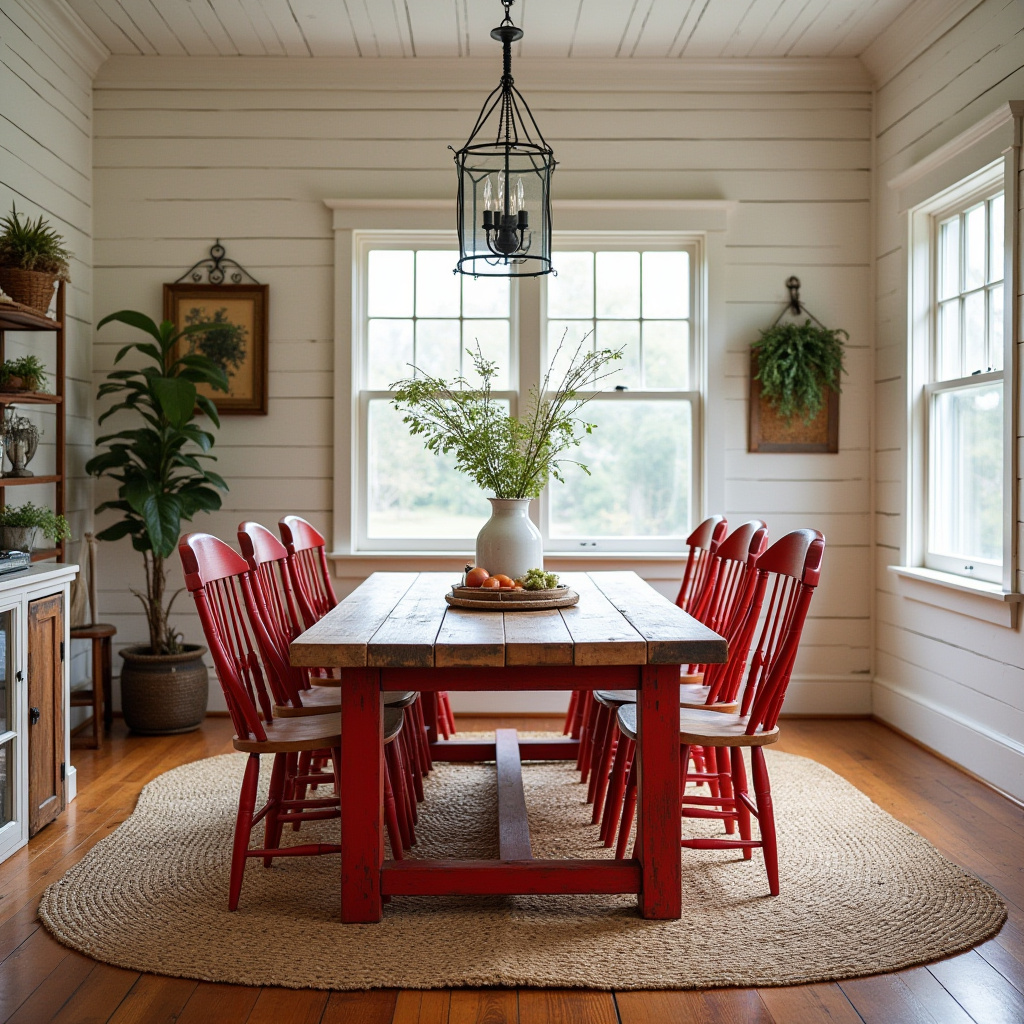 red dining chairs 6