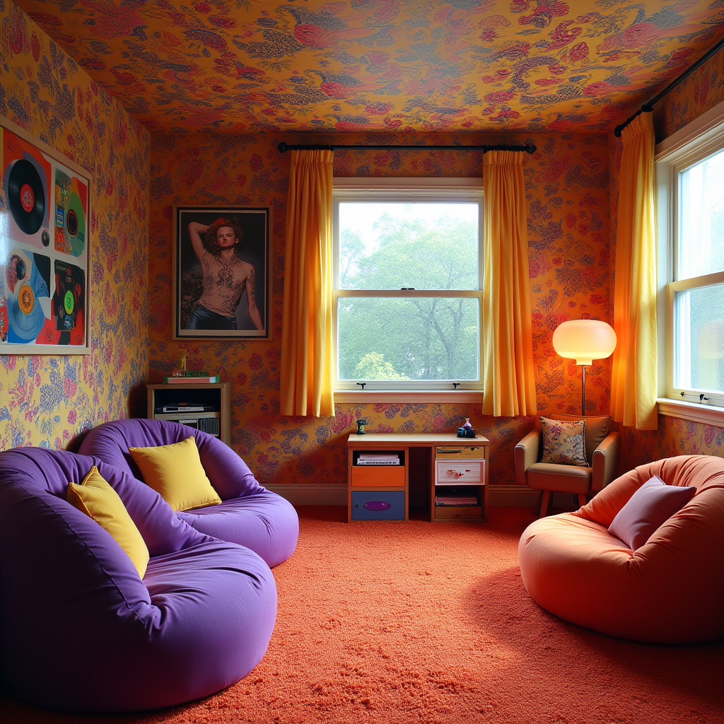 retro kids room 13