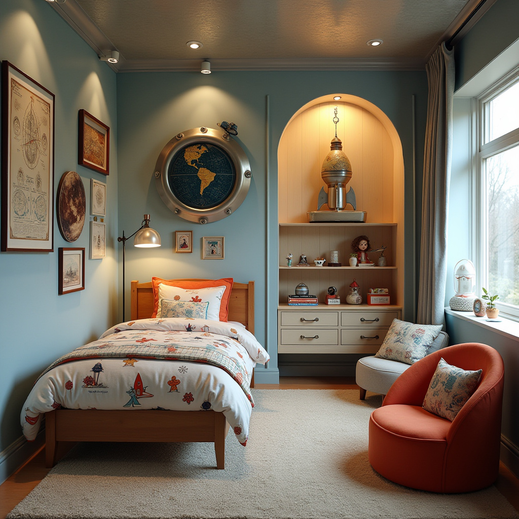 retro kids room 22