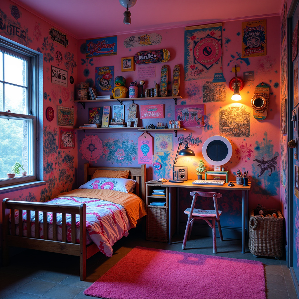 retro kids room 35