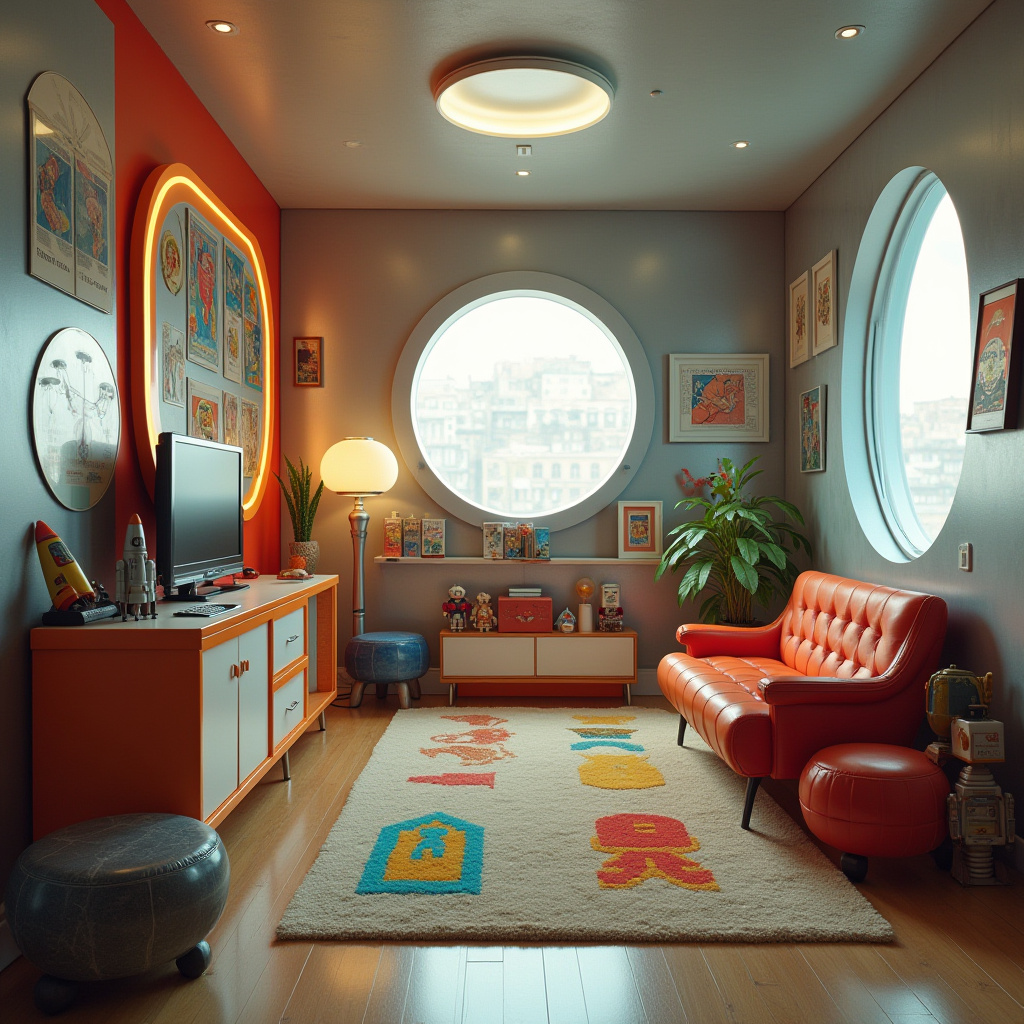 retro kids room 40