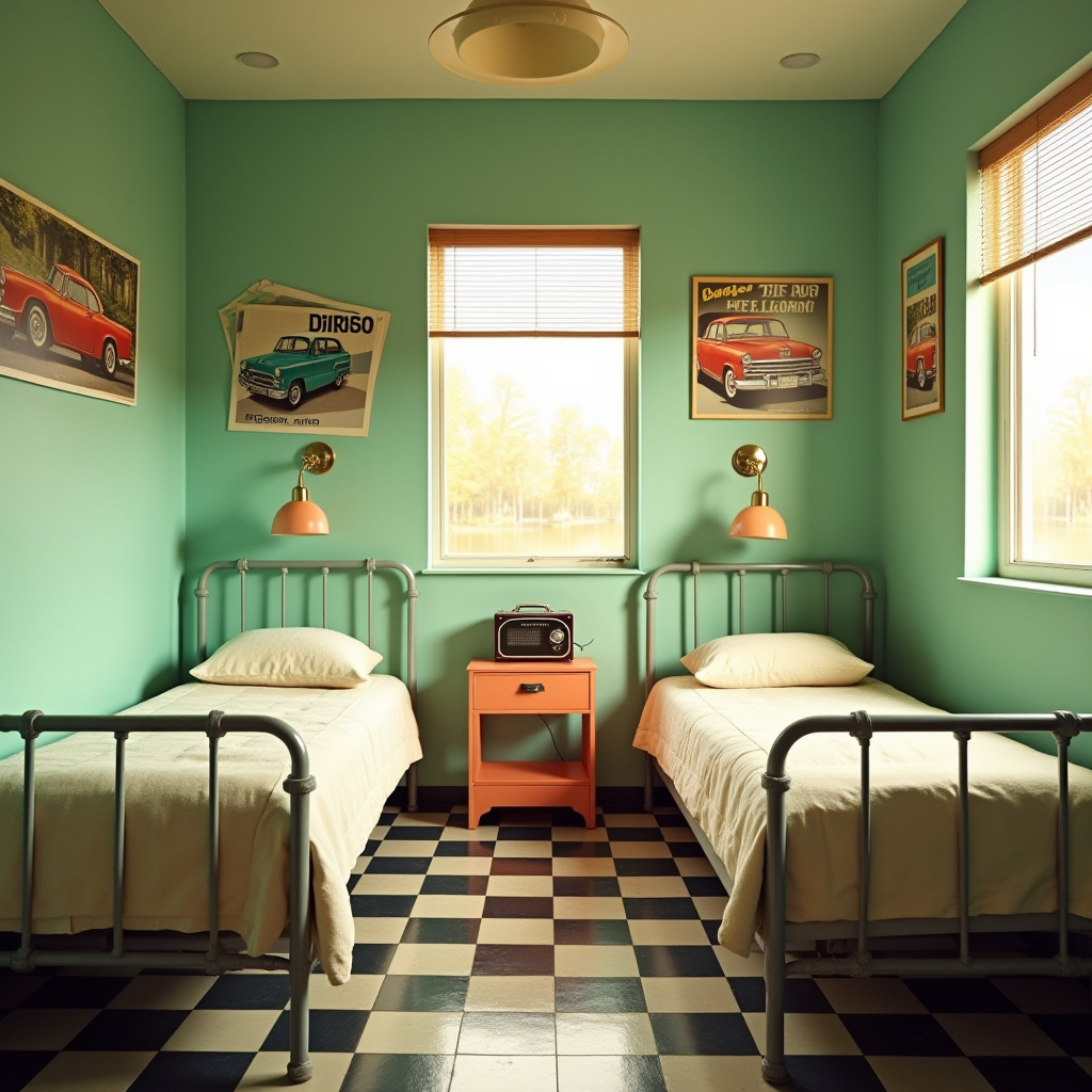 retro kids room 8