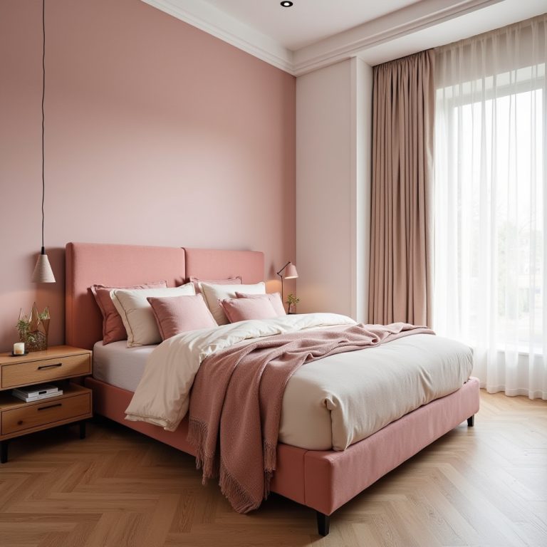 rose pink bedroom ideas 1
