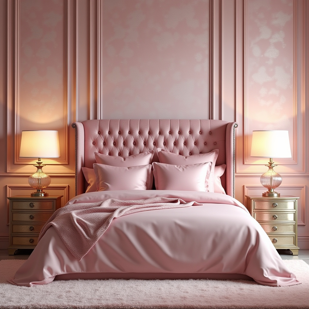 rose pink bedroom ideas 13