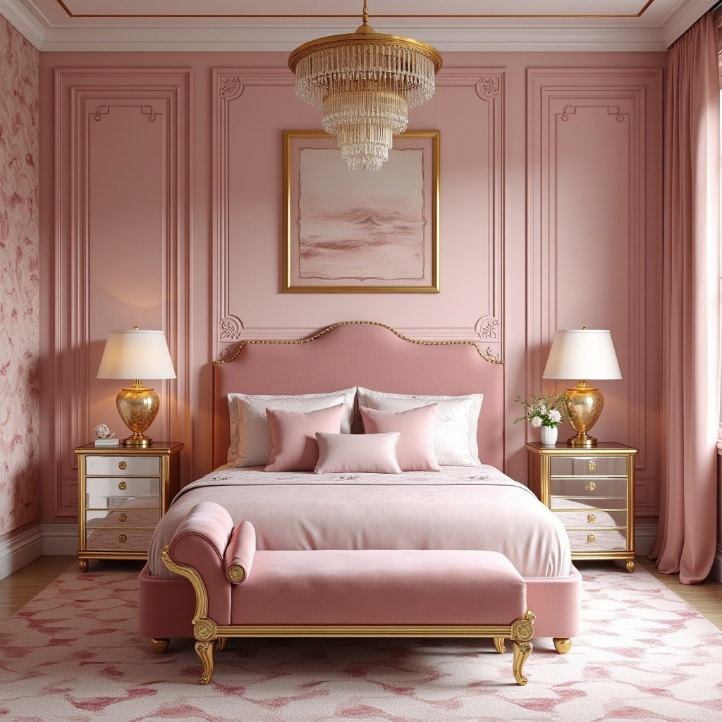 rose pink bedroom ideas 19